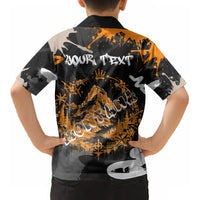Personalized Montana Glacier National Park Kid Hawaiian Shirt Urban Graffiti Street Art Paint Splatter