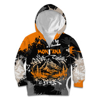 Personalized Montana Glacier National Park Kid Hoodie Urban Graffiti Street Art Paint Splatter