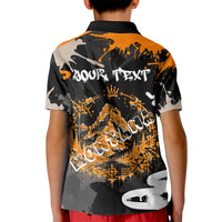 Personalized Montana Glacier National Park Kid Polo Shirt Urban Graffiti Street Art Paint Splatter
