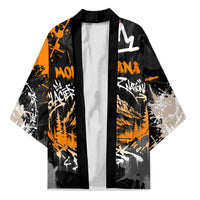 Personalized Montana Glacier National Park Kimono Urban Graffiti Street Art Paint Splatter