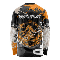 Personalized Montana Glacier National Park Long Sleeve Shirt Urban Graffiti Street Art Paint Splatter