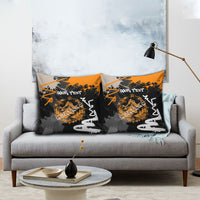Personalized Montana Glacier National Park Pillow Cover Urban Graffiti Street Art Paint Splatter