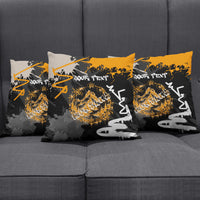 Personalized Montana Glacier National Park Pillow Cover Urban Graffiti Street Art Paint Splatter