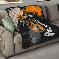 Personalized Montana Glacier National Park Quilt Urban Graffiti Street Art Paint Splatter