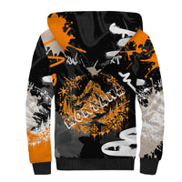 Personalized Montana Glacier National Park Sherpa Hoodie Urban Graffiti Street Art Paint Splatter