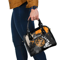 Personalized Montana Glacier National Park Shoulder Handbag Urban Graffiti Street Art Paint Splatter