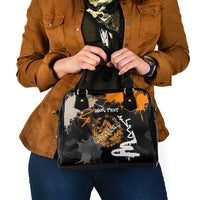 Personalized Montana Glacier National Park Shoulder Handbag Urban Graffiti Street Art Paint Splatter