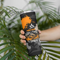 Personalized Montana Glacier National Park Skinny Tumbler Urban Graffiti Street Art Paint Splatter