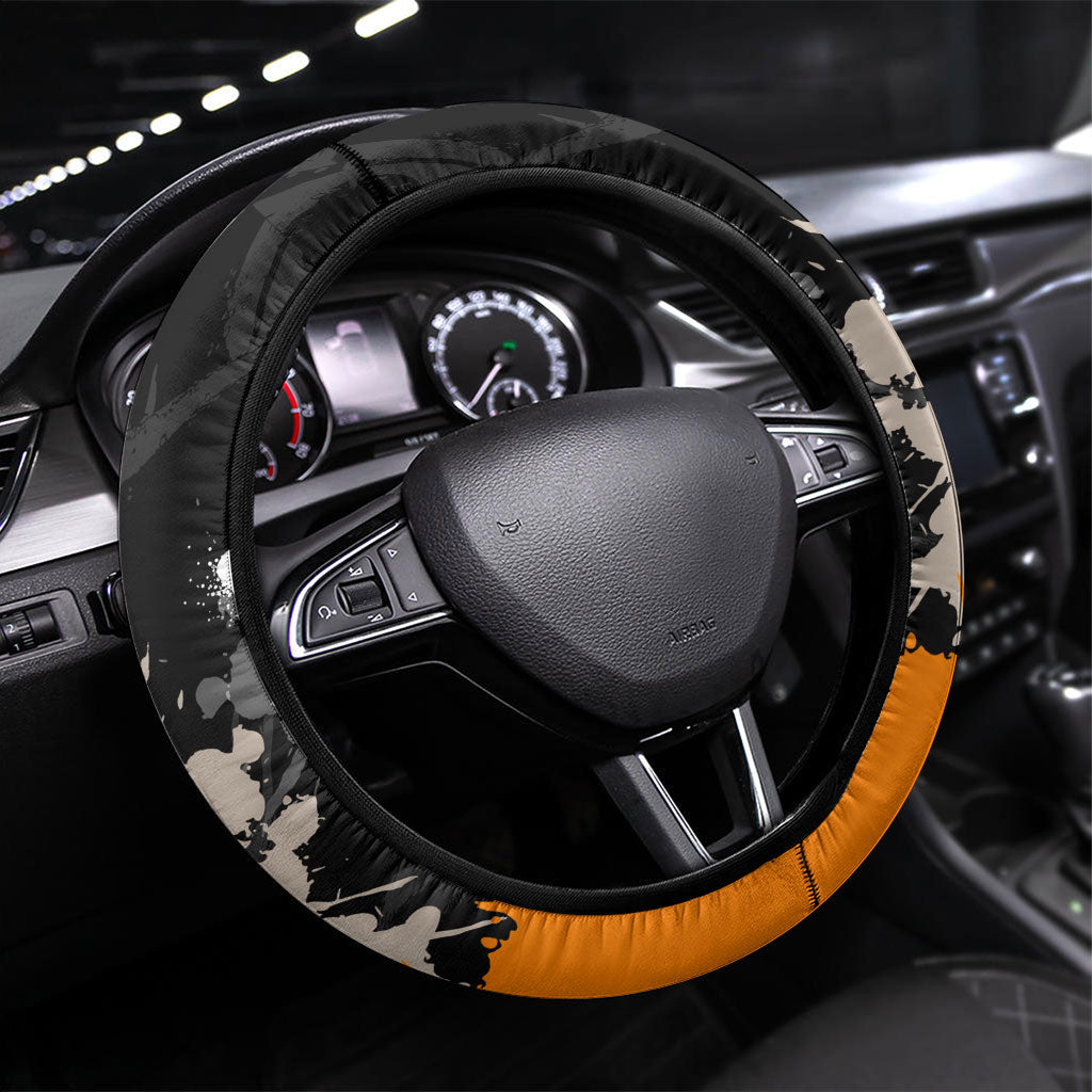Montana Glacier National Park Steering Wheel Cover Urban Graffiti Street Art Paint Splatter