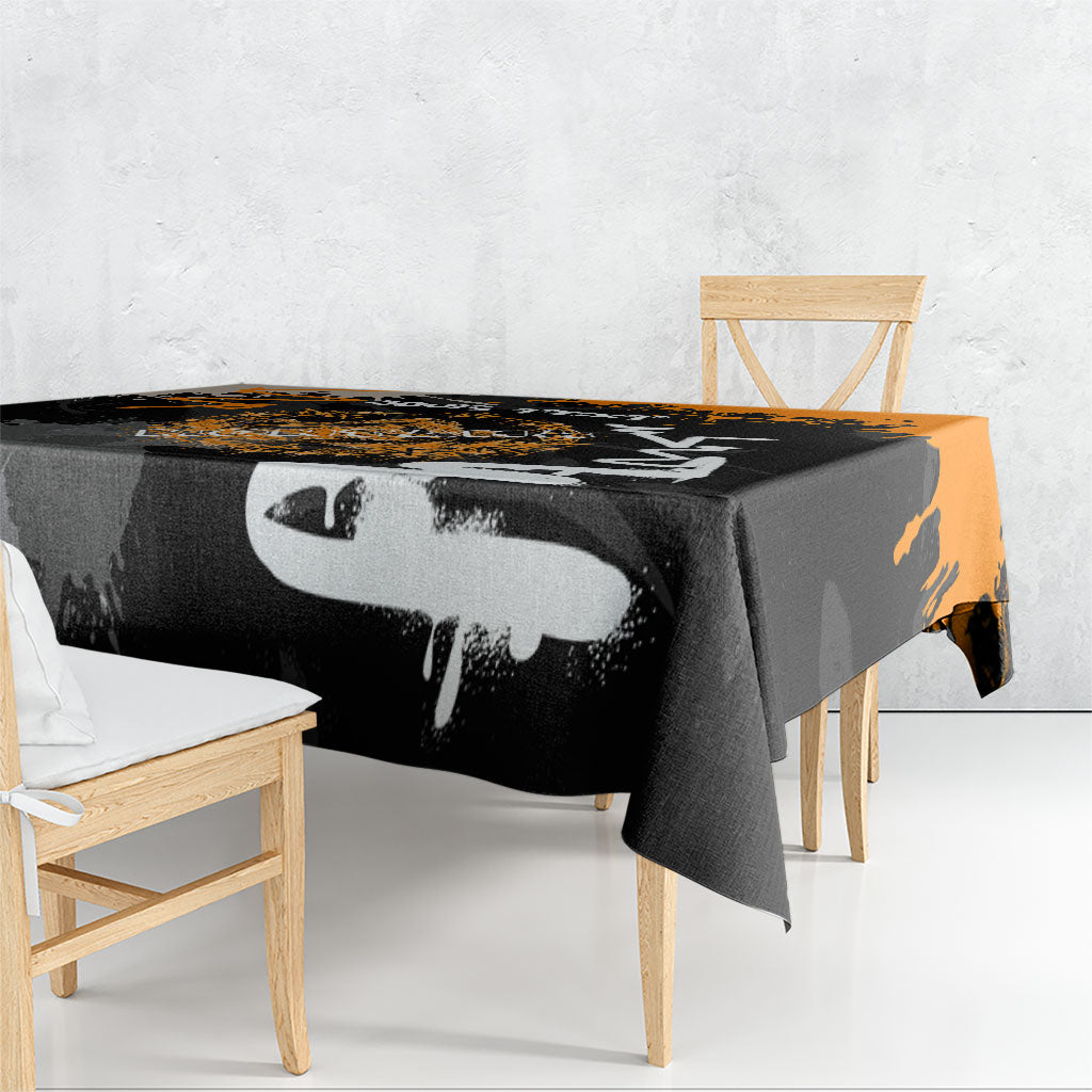 Personalized Montana Glacier National Park Tablecloth Urban Graffiti Street Art Paint Splatter