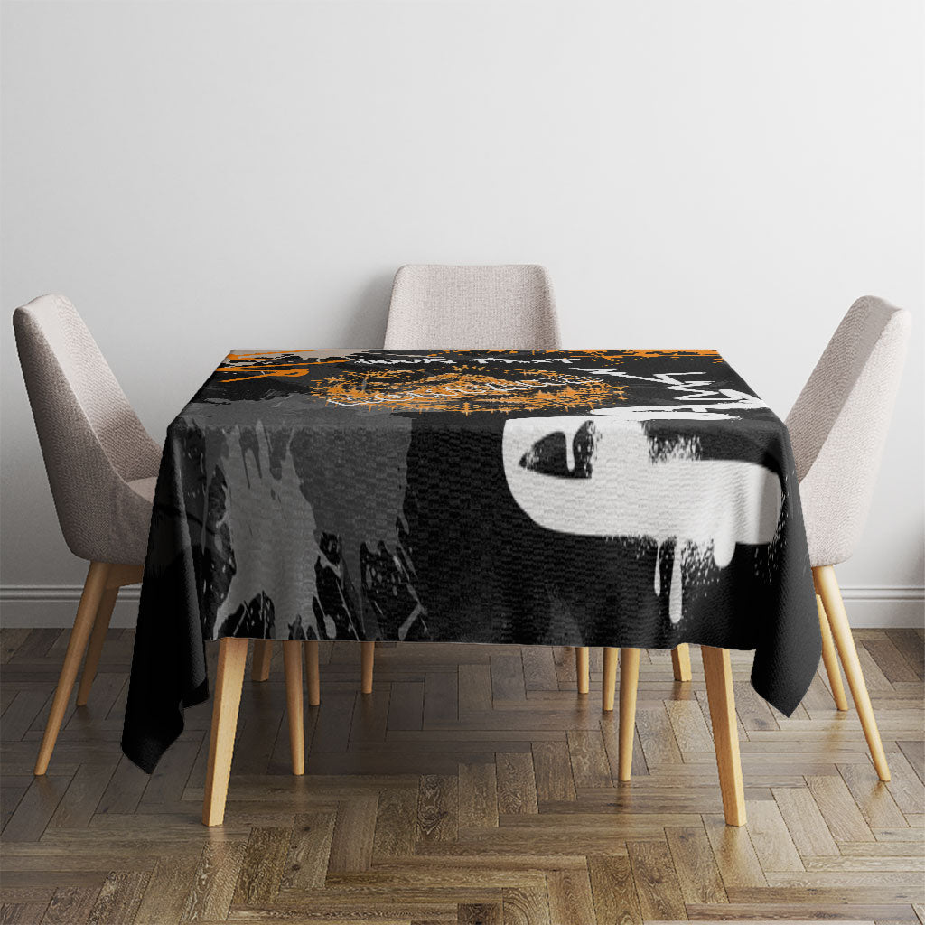Personalized Montana Glacier National Park Tablecloth Urban Graffiti Street Art Paint Splatter