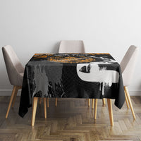 Personalized Montana Glacier National Park Tablecloth Urban Graffiti Street Art Paint Splatter