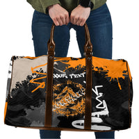 Personalized Montana Glacier National Park Travel Bag Urban Graffiti Street Art Paint Splatter