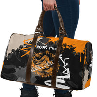 Personalized Montana Glacier National Park Travel Bag Urban Graffiti Street Art Paint Splatter