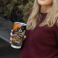 Personalized Montana Glacier National Park Tumbler Cup Urban Graffiti Street Art Paint Splatter