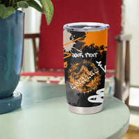 Personalized Montana Glacier National Park Tumbler Cup Urban Graffiti Street Art Paint Splatter