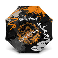 Personalized Montana Glacier National Park Umbrella Urban Graffiti Street Art Paint Splatter