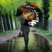 Personalized Montana Glacier National Park Umbrella Urban Graffiti Street Art Paint Splatter