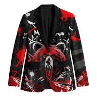 Personalized Montana Grizzly Bear and Bison Blazer Urban Graffiti Grunge Paint Splatter