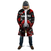 Personalized Montana Grizzly Bear and Bison Cloak Urban Graffiti Grunge Paint Splatter