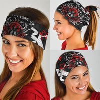 Personalized Montana Grizzly Bear and Bison Neck Gaiter Urban Graffiti Grunge Paint Splatter