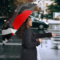 Personalized Montana Grizzly Bear and Bison Umbrella Urban Graffiti Grunge Paint Splatter
