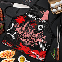 Personalized Colorado Garden Of The Gods Apron Urban Graffiti Paint Splatter Street Art