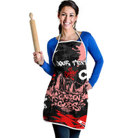 Personalized Colorado Garden Of The Gods Apron Urban Graffiti Paint Splatter Street Art