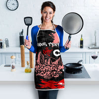 Personalized Colorado Garden Of The Gods Apron Urban Graffiti Paint Splatter Street Art
