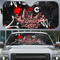 Personalized Colorado Garden Of The Gods Auto Sun Shade Urban Graffiti Paint Splatter Street Art