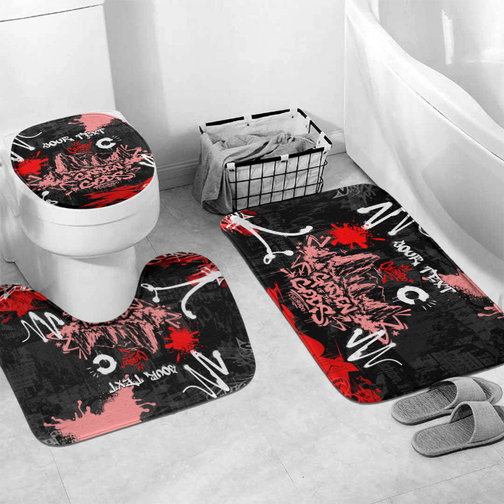 Personalized Colorado Garden Of The Gods Bathroom Set Urban Graffiti Paint Splatter Street Art