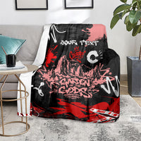 Personalized Colorado Garden Of The Gods Blanket Urban Graffiti Paint Splatter Street Art