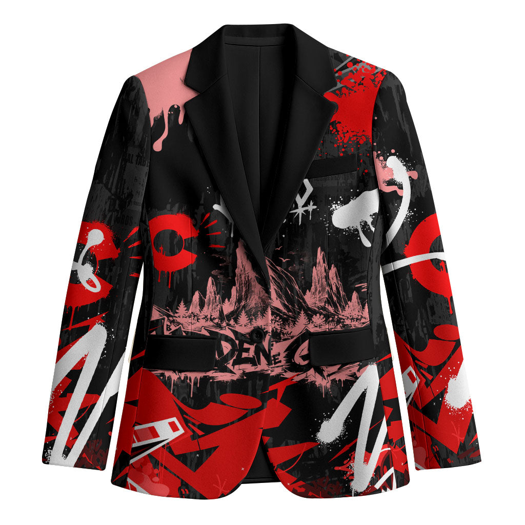 Personalized Colorado Garden Of The Gods Blazer Urban Graffiti Paint Splatter Street Art