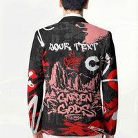 Personalized Colorado Garden Of The Gods Blazer Urban Graffiti Paint Splatter Street Art
