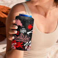 Personalized Colorado Garden Of The Gods 4 in 1 Can Cooler Tumbler Urban Graffiti Paint Splatter Street Art