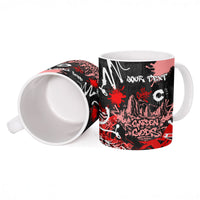 Personalized Colorado Garden Of The Gods Ceramic Mug Urban Graffiti Paint Splatter Street Art