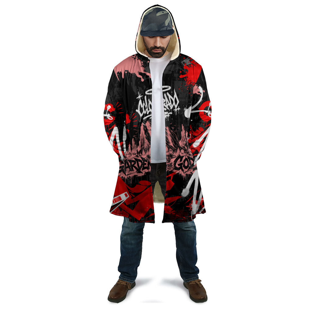 Personalized Colorado Garden Of The Gods Cloak Urban Graffiti Paint Splatter Street Art