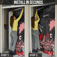 Personalized Colorado Garden Of The Gods Door Cover Urban Graffiti Paint Splatter Street Art