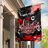 Personalized Colorado Garden Of The Gods Garden Flag Urban Graffiti Paint Splatter Street Art
