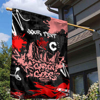 Personalized Colorado Garden Of The Gods Garden Flag Urban Graffiti Paint Splatter Street Art