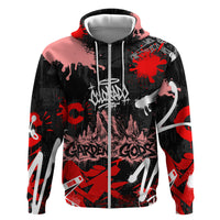 Personalized Colorado Garden Of The Gods Hoodie Urban Graffiti Paint Splatter Street Art