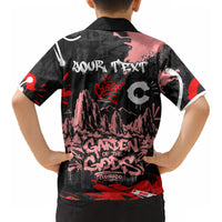 Personalized Colorado Garden Of The Gods Kid Hawaiian Shirt Urban Graffiti Paint Splatter Street Art