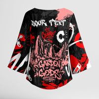 Personalized Colorado Garden Of The Gods Kimono Sleeve Blouse Urban Graffiti Paint Splatter Street Art