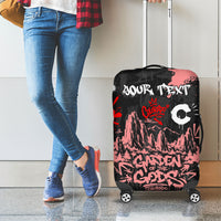 Personalized Colorado Garden Of The Gods Luggage Cover Urban Graffiti Paint Splatter Street Art