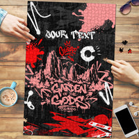 Personalized Colorado Garden Of The Gods Puzzle Urban Graffiti Paint Splatter Street Art