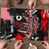 Personalized Colorado Garden Of The Gods Puzzle Urban Graffiti Paint Splatter Street Art