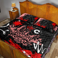 Personalized Colorado Garden Of The Gods Quilt Bed Set Urban Graffiti Paint Splatter Street Art