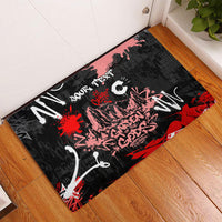 Personalized Colorado Garden Of The Gods Rubber Doormat Urban Graffiti Paint Splatter Street Art