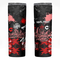 Personalized Colorado Garden Of The Gods Skinny Tumbler Urban Graffiti Paint Splatter Street Art