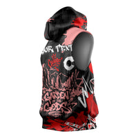Personalized Colorado Garden Of The Gods Sleeveless Hoodie Urban Graffiti Paint Splatter Street Art